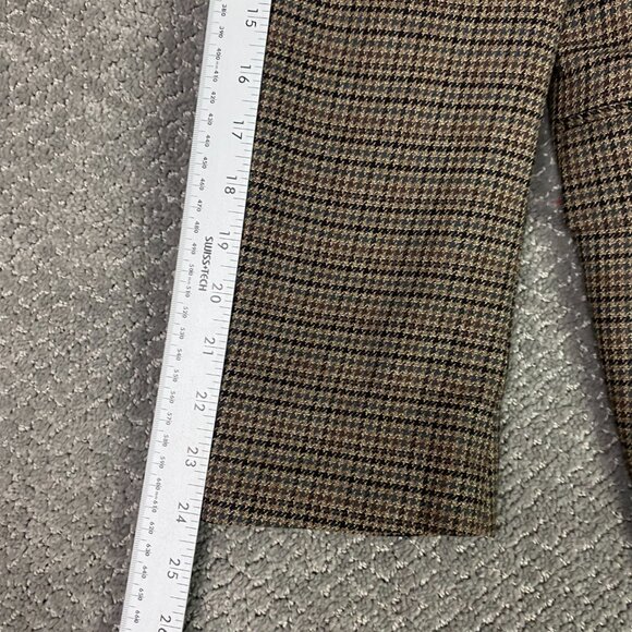 Lauren Ralph Lauren Houndstooth Blazer Sport Coat Men's 44S Brown Tweed 2 Button - Picture 13 of 15